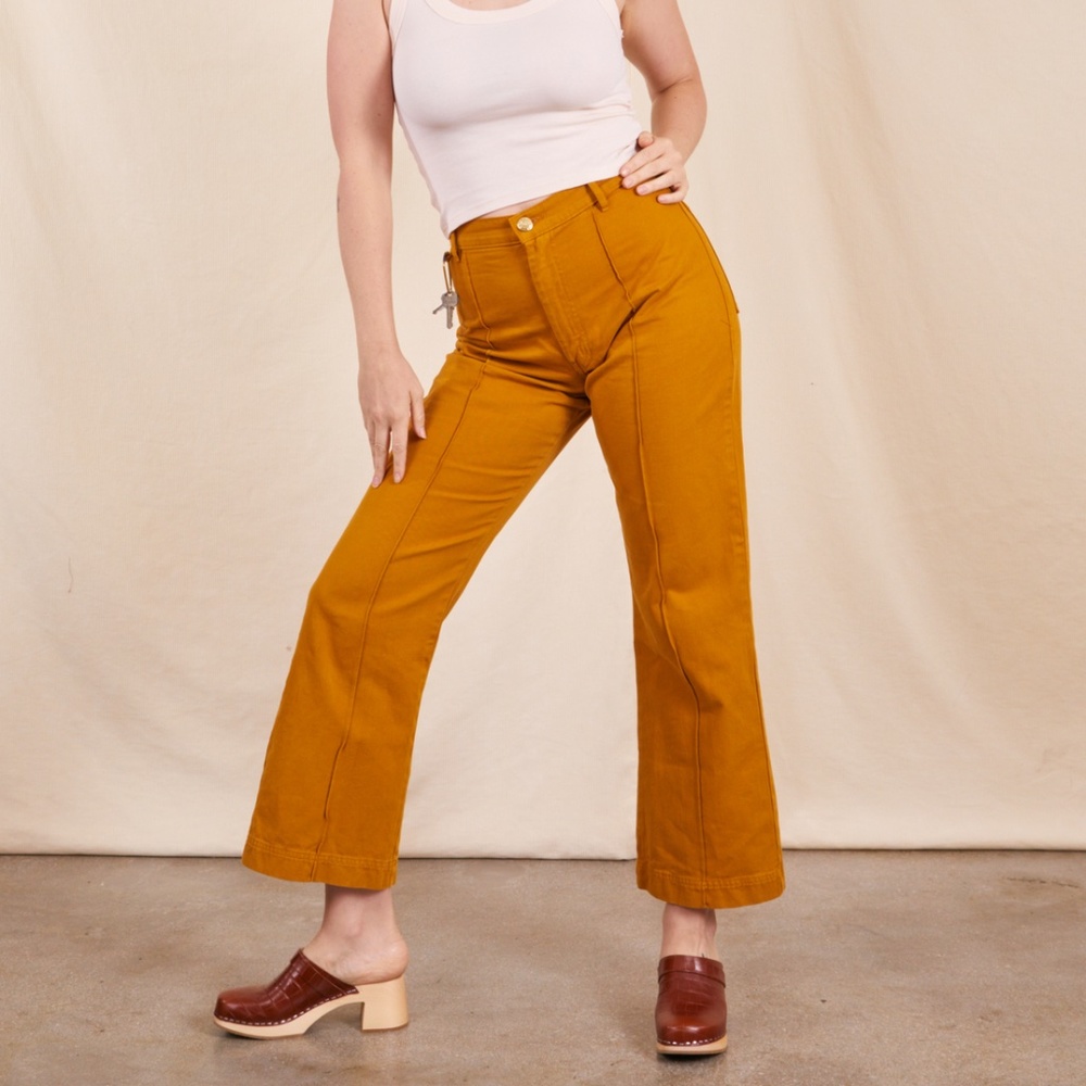 Big Bud Press WESTERN PANTS - SPICY MUSTARD, XXS